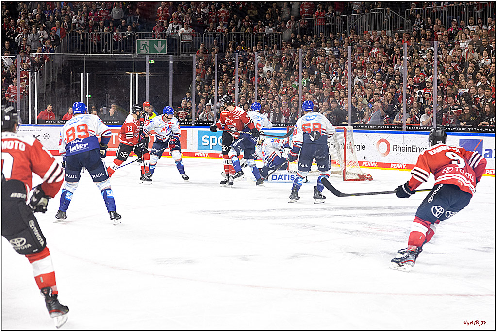 PENNY DEL; Koelner Haie-Adler Mannheim; Koeln, 17.03.2023